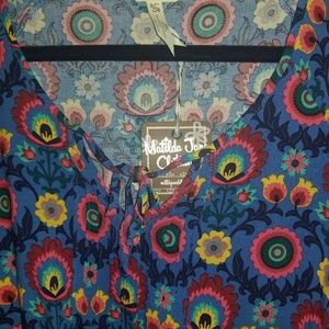 Matilda Jane dress, rousched waist with tie NWT xl